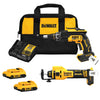 Ensemble tournevis et outil de découpe pour cloisons sèches sans balais DEWALT DCK265D2-20 V MAX* XR (2,0 Ah)