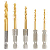 DEWALT DD5155-Impact Ready Titanium Nitride Coated Drill Bit Set, 5Pc
