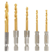 DEWALT DD5155 Impact Ready Titanium Nitride Coated Drill Bit Set, 5Pc - product view