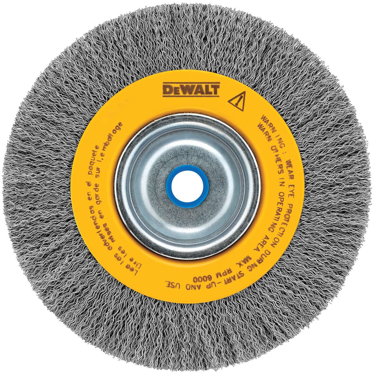 DEWALT DW4905 Wire Wheel For Bench Grinder, Crimped, 6-Inch - product view