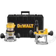 DEWALT DW616PK Router, Fixed/Plunge Base Combo Kit, 11-Amp, 1-3/4 Hp, - kit contents