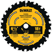 DEWALT DWA161218 6-1/2-Inch 18-Tooth Circular Saw Blade - product view