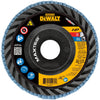 Disque à lamelles DEWALT DWA8351TR-Type 27, en zircone et alumine, diamètre du disque : 4 1/2 po, grain abrasif : 40