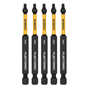 DEWALT DWAF3SQ2IR5 3.5In Square #2 Flextorq 5Pk - product view
