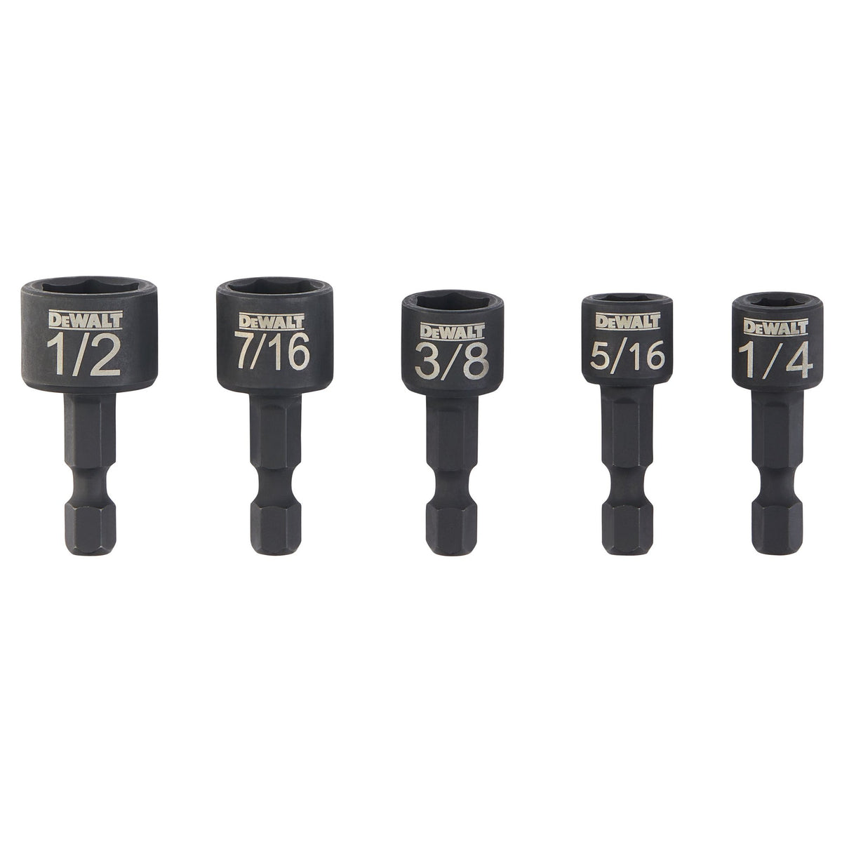 DEWALT DWAIND-5 Nut Driver Set, Compact, 5-Piece (Dwaind5) - product view