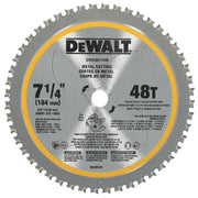 DEWALT DWAM71448 7-1/4 in. 48-Tooth Metal Cutting Circular Saw Blade - product view