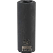 DEWALT DWMT73938OSP Dwmt 6Pt 1/2'' Dr Dp Im Skt 3/4'' Sae - product view