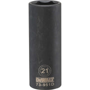 DEWALT DWMT73951OSP Dwmt 6Pt 1/2'' Dr Dp Im Skt 21 Mm - product view