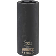 DEWALT DWMT73952OSP Dwmt 6Pt 1/2'' Dr Dp Im Skt 22 Mm - product view