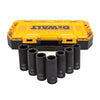 DEWALT DWMT74737-Deep Impact Steckschlüsselsatz, 7-teilig, 1/2" Antrieb, metrisch
