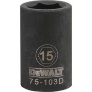 DEWALT DWMT75103OSP Dwmt 6Pt 1/2In Dr Im Skt 15 Mm - product view
