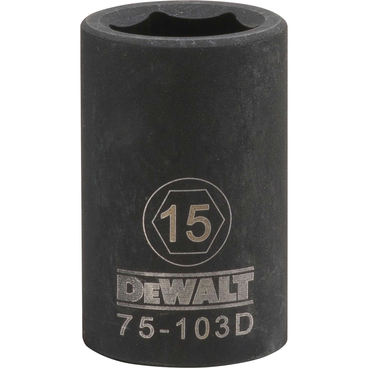 DEWALT DWMT75103OSP Dwmt 6Pt 1/2In Dr Im Skt 15 Mm - product view