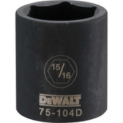DEWALT DWMT75104OSP Dwmt 6Pt 1/2In Dr Im Skt 15/16In SAE - product view