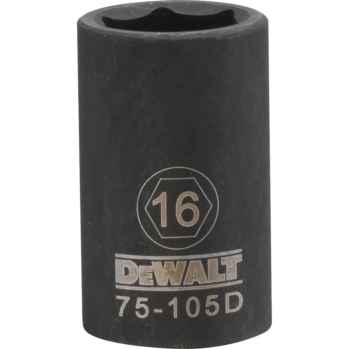 DEWALT DWMT75105OSP 6 Point 1/2" Drive Impact Socket 16Mm - product view
