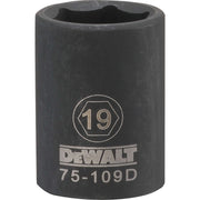 DEWALT DWMT75109OSP Dwmt 6Pt 1/2In Dr Im Skt 19 Mm - product view