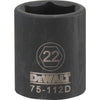 Clé à douille DEWALT DWMT75112OSP-Dwmt 6 points 1/2 po, 22 mm