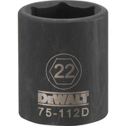 DEWALT DWMT75112OSP Dwmt 6Pt 1/2In Dr Im Skt 22 Mm - product view