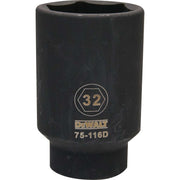 DEWALT DWMT75116OSP 6 Point 1/2" Drive Deep Impact Socket 32Mm - product view