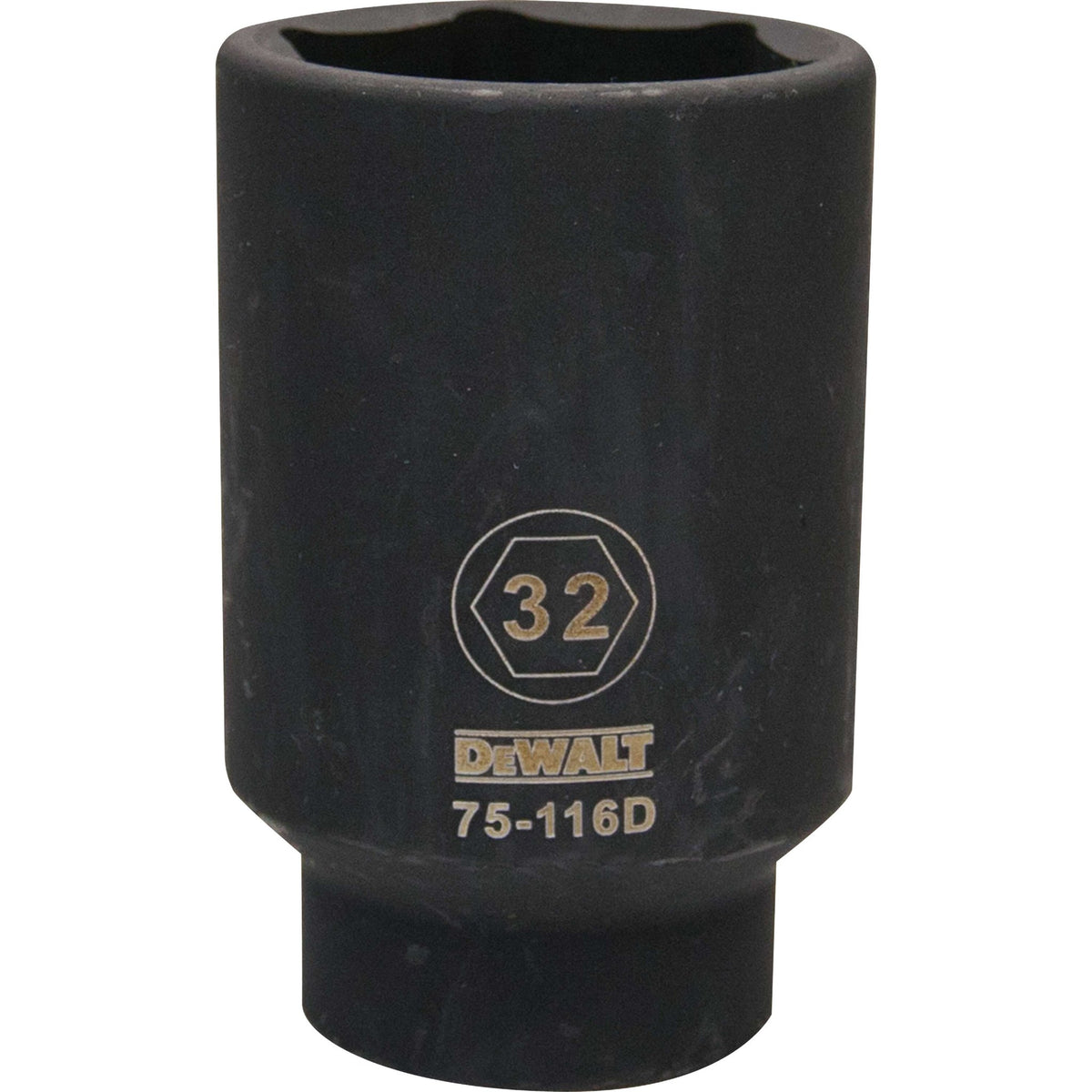 DEWALT DWMT75116OSP 6 Point 1/2" Drive Deep Impact Socket 32Mm - product view
