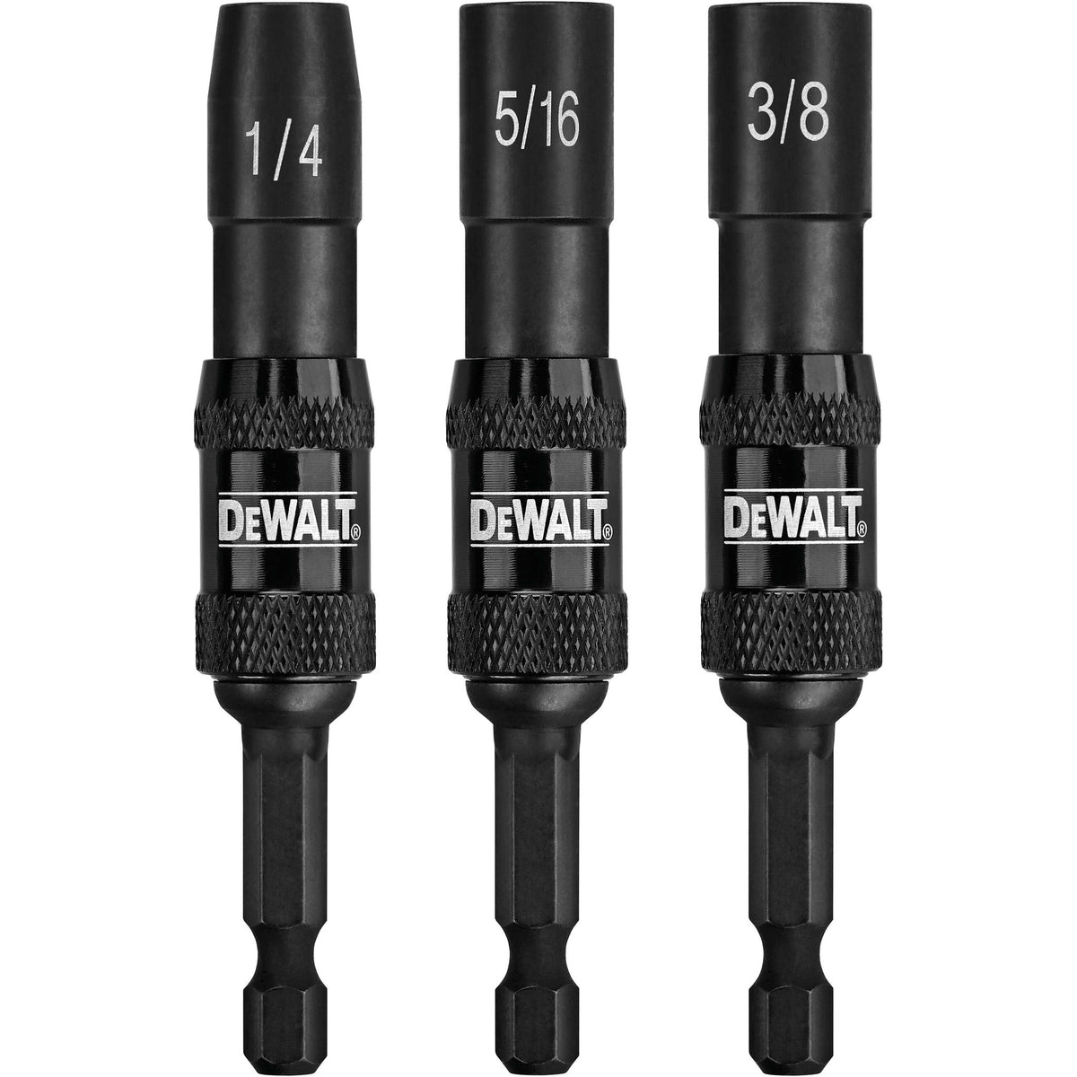 DEWALT DWPVTDRV3 Nut Driver Set, Impact-Ready, Pivoting, 3-Piece - product view