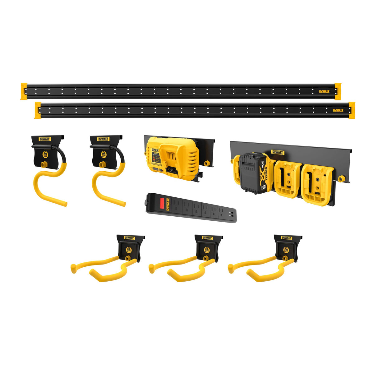 DEWALT DWST82826 Lawn & Garden Storage Kit - kit contents