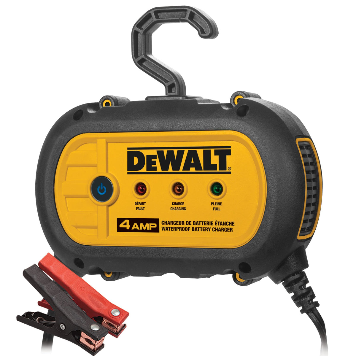 DEWALT DXAEWPC4-CA 4 Amp Waterproof Battery Charger & Maintainer - product view
