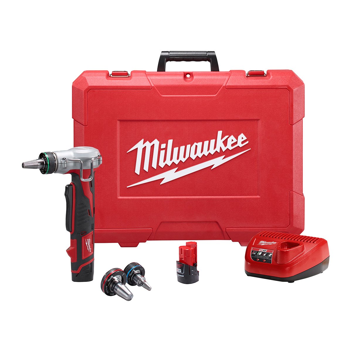 Milwaukee 2432-22 M12™ ProPEX® Expansion Tool Kit - kit contents