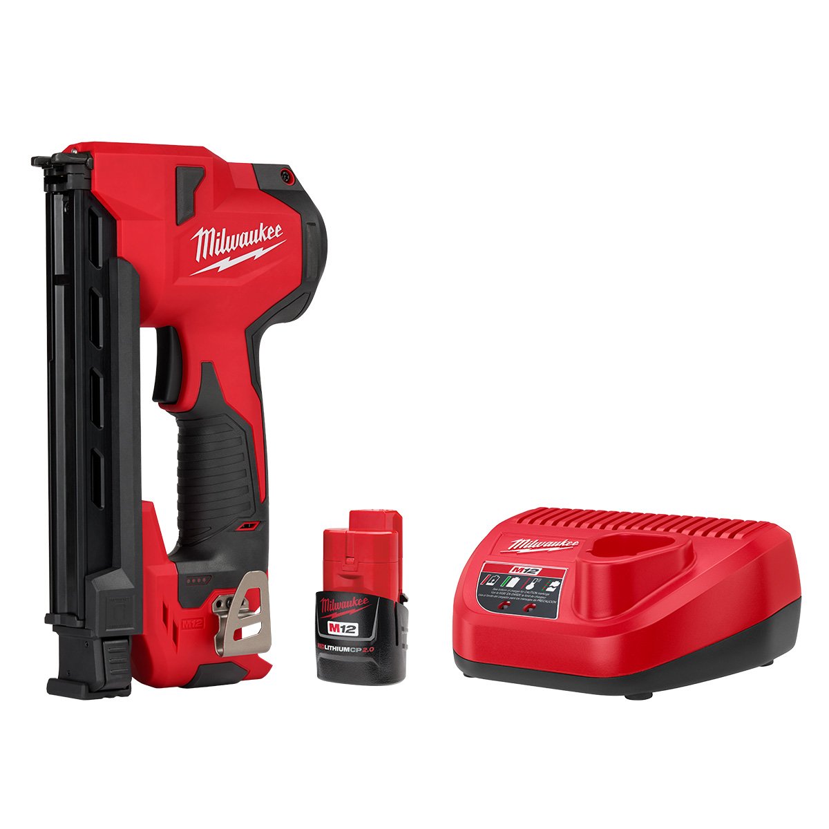 Milwaukee 2448-21 M12™ Cable Stapler Kit - kit contents