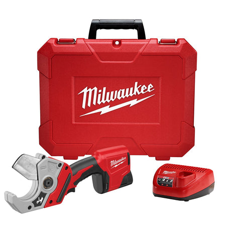 Milwaukee 2470-21 M12™ Cordless Lithium-Ion PVC Shear Kit - kit contents