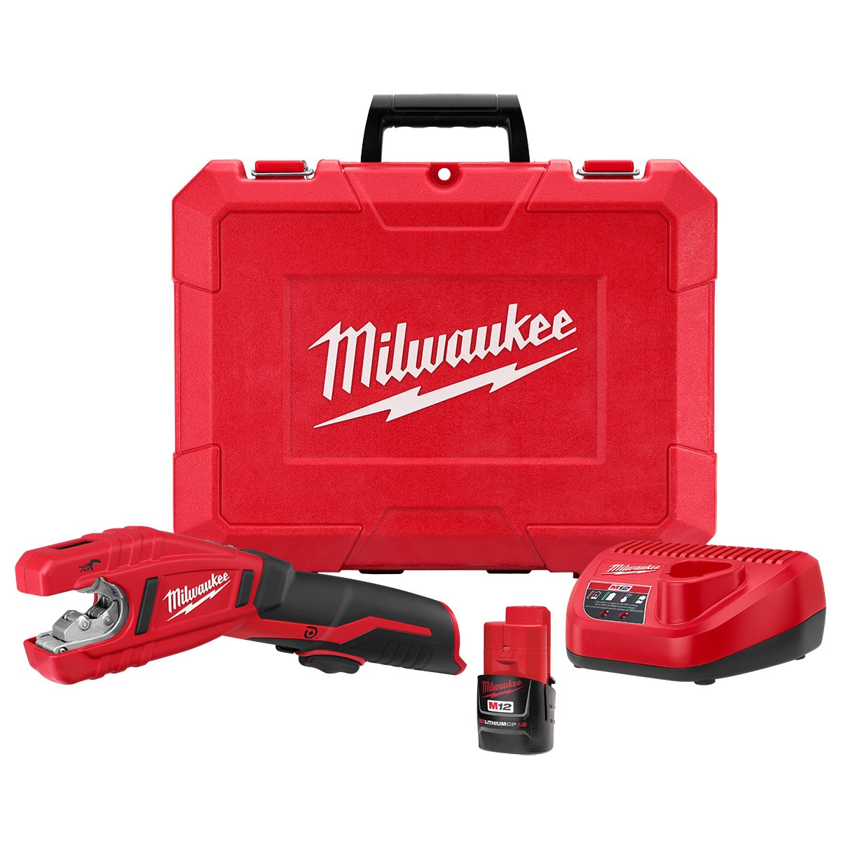 Milwaukee 2471-21 M12™ Cordless Lithium-Ion Copper Tubing Cutter - kit contents