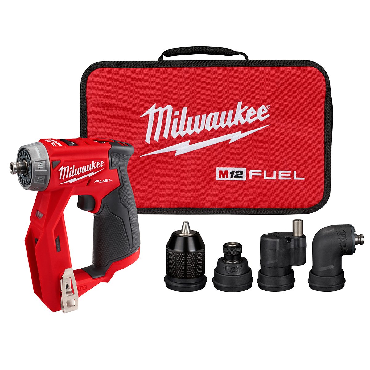 Milwaukee 2505-20 M12 FUEL™ Installation Drill/Driver - kit contents