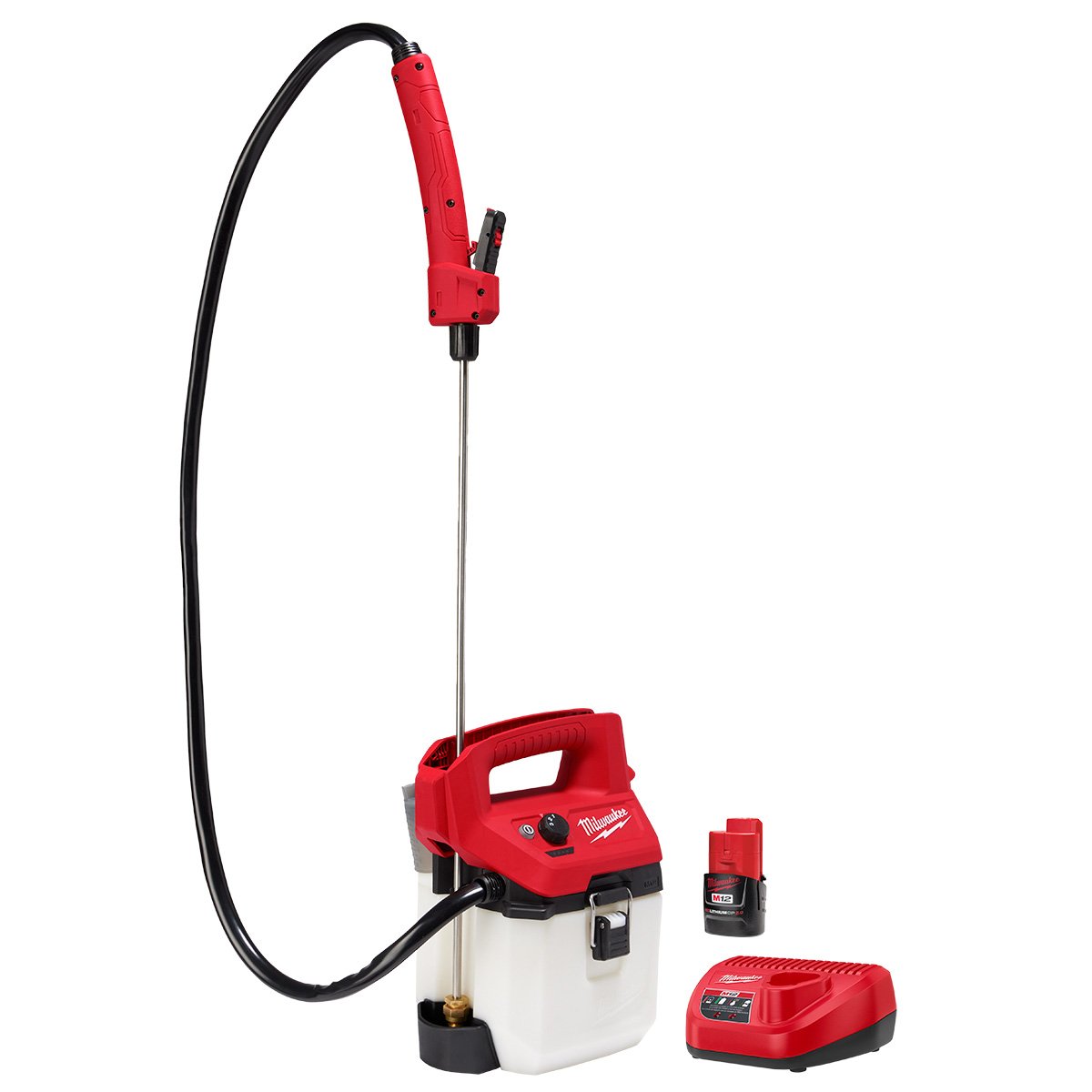Milwaukee 2528-21G1 M12™ 1 Gallon Handheld Sprayer Kit - kit contents