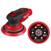 Milwaukee 2585-20 M12 FUEL™ 6" Random Orbital Sander (3/16") - kit contents