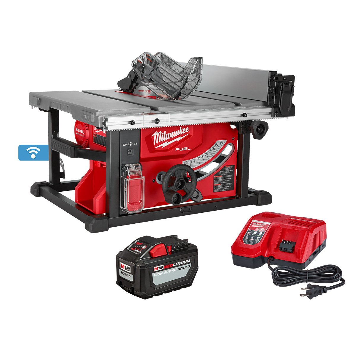 Milwaukee 2736-21HD M18 FUEL™ 8-1/4 in. Table Saw with ONE-KEY™ Kit - kit contents