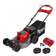 Milwaukee 2823-22HD M18 FUEL™ 21" Self-Propelled Dual Battery Mower Kit - kit contents