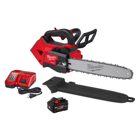 Milwaukee 2826-21T M18 FUEL™ 14" Top Handle Chainsaw Kit - kit contents