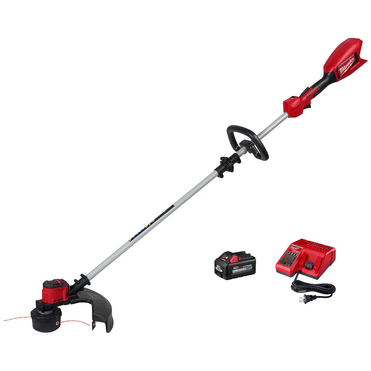 Milwaukee 2828-21E M18™ Brushless String Trimmer Kit - kit contents