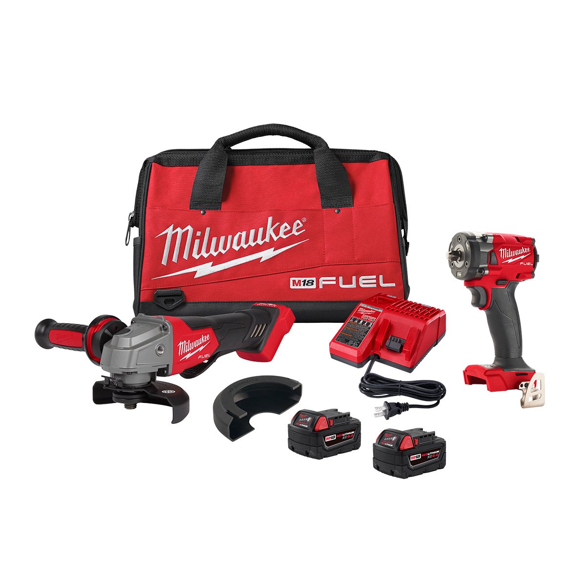 Milwaukee 2991-22 M18 FUEL™ 2-Tool Combo Kit - kit contents