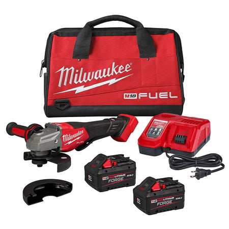 Milwaukee 3670-22 M18 FUEL™ 4-1/2"-6" Braking Grinder, Paddle Switch Kit - kit contents