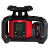 Milwaukee 3704-21 - Kit de niveau laser rotatif extérieur double pente rouge M18™ avec récepteur et télécommande