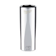 Milwaukee 45-34-0117 3/8 in. Drive 17mm Metric 6-Point Deep Socket - product view