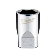Milwaukee 45-34-9038 1/4 in. Drive 12mm Metric 6-Point Socket - product view