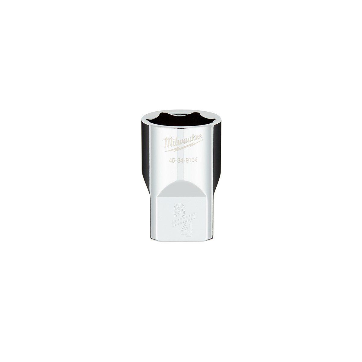 Milwaukee 45-34-9104 1/2 in. Drive 3/4 in. SAE 6-Point Socket with FOUR FLAT™ Sides - product view