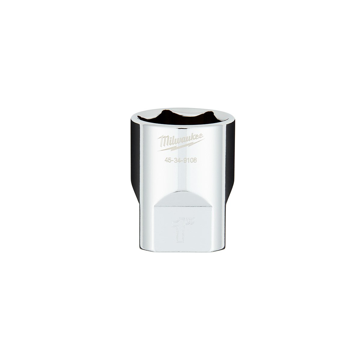 Milwaukee 45-34-9108 1/2 in. Drive 1 in. SAE 6-Point Socket with FOUR FLAT™ Sides - product view