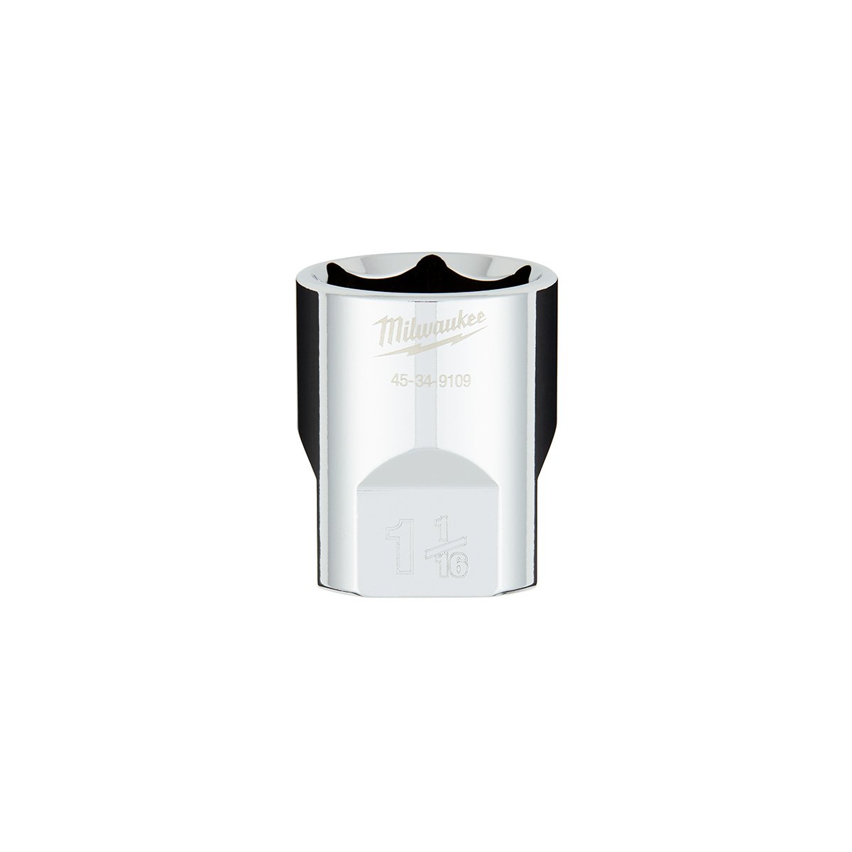 Milwaukee 45-34-9109 1/2 in. Drive 1-1/16 in. SAE 6-Point Socket with FOUR FLAT™ Sides - product view