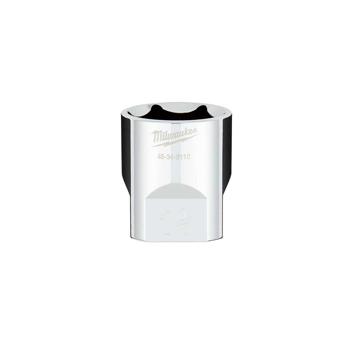 Milwaukee 45-34-9110 1/2 in. Drive 1-1/8 in. SAE 6-Point Socket with FOUR FLAT™ Sides - product view