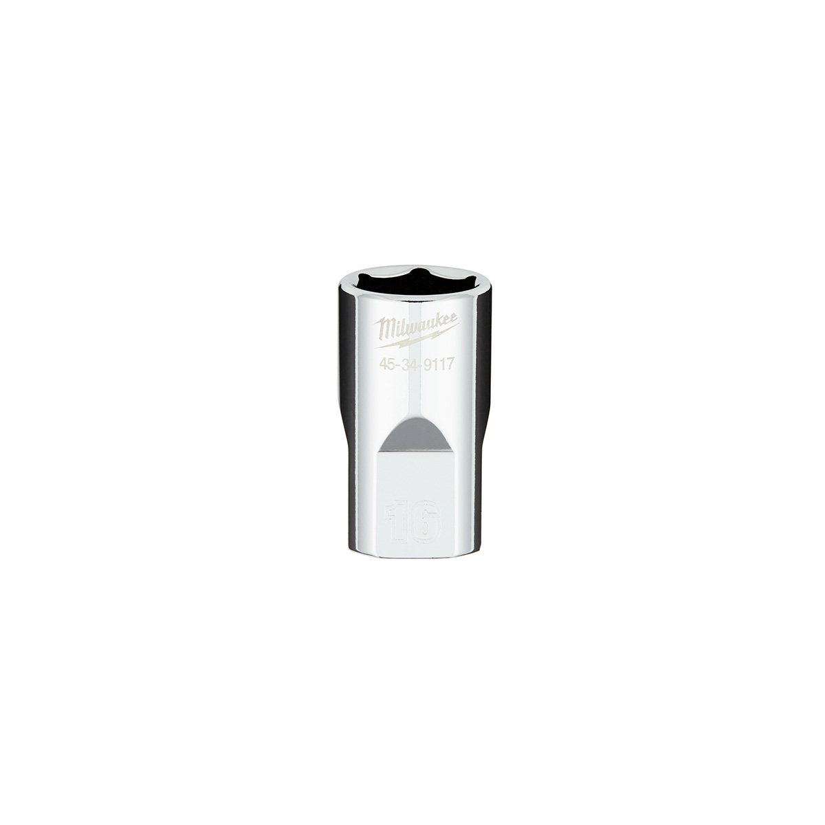 Milwaukee 45-34-9117 1/2 in. Drive 16MM Metric 6-Point Socket with FOUR FLAT™ Sides - product view