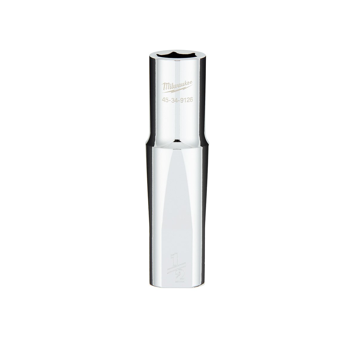 Milwaukee 45-34-9126 1/2 in. Drive 1/2 in. SAE 6-Point Deep Socket with FOUR FLAT™ Sides - product view