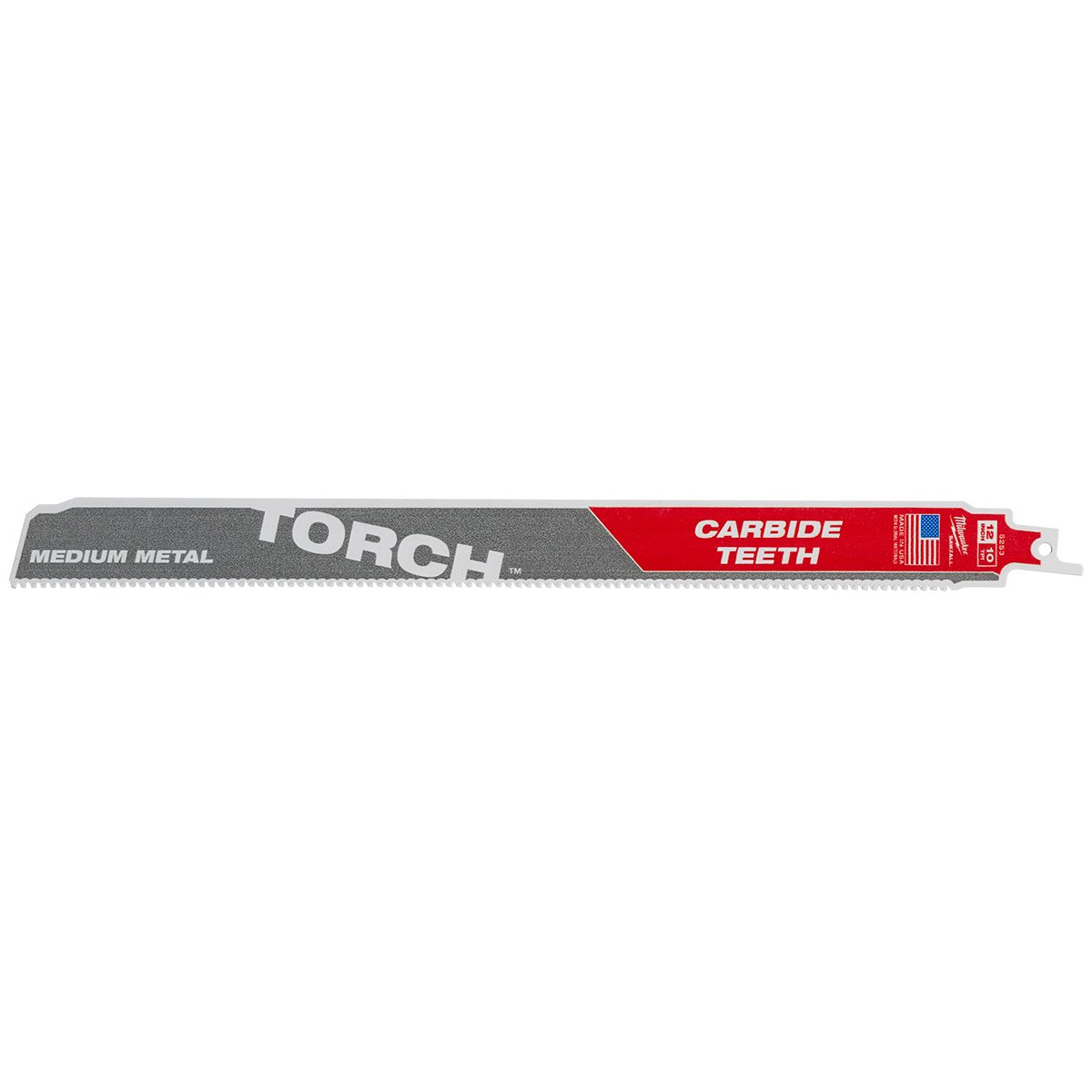 Milwaukee 48-00-5253 12" 10TPI The TORCH™ with Carbide Teeth for Medium Metal 1PK - product view