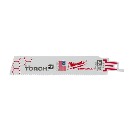 Milwaukee 48-00-5712 6" 10 TPI The Torch™ SAWZALL® Blades (5 Pk) - product view